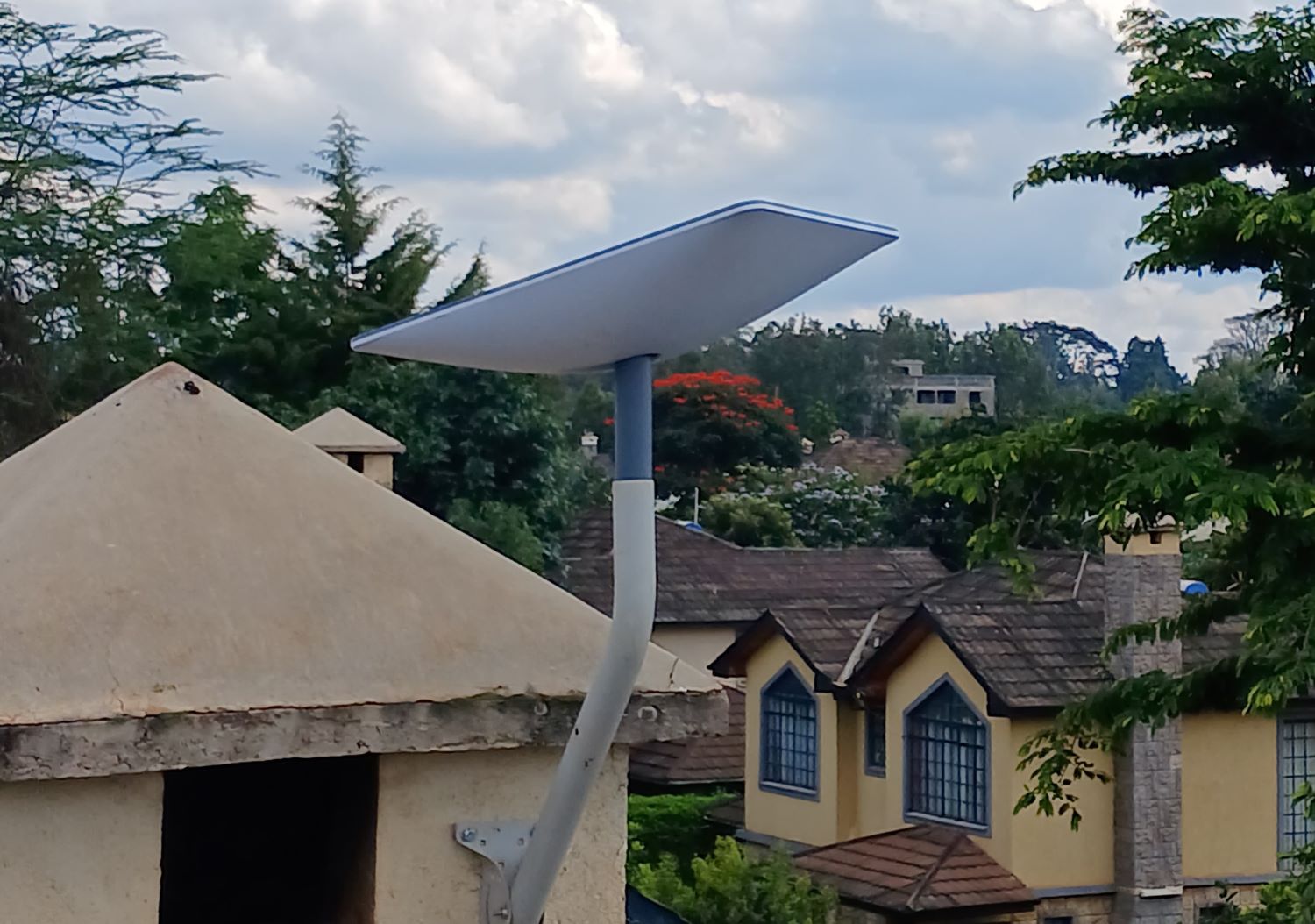 Starlink dish installation and alignment in Thika