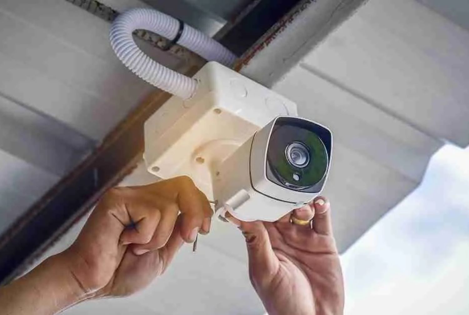 CCTV camera installation for a property in Kiambu